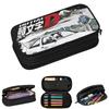 Initial D Deep Forest Drifting AE86 Takumi Raceway Pencil Cases for Kids Gifts Pen Box Pencil Bag Large Capacity Pencil Pouch