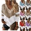2025 Autumn/Winter Women's V-Neck Button Knit Sweater - European/American Style