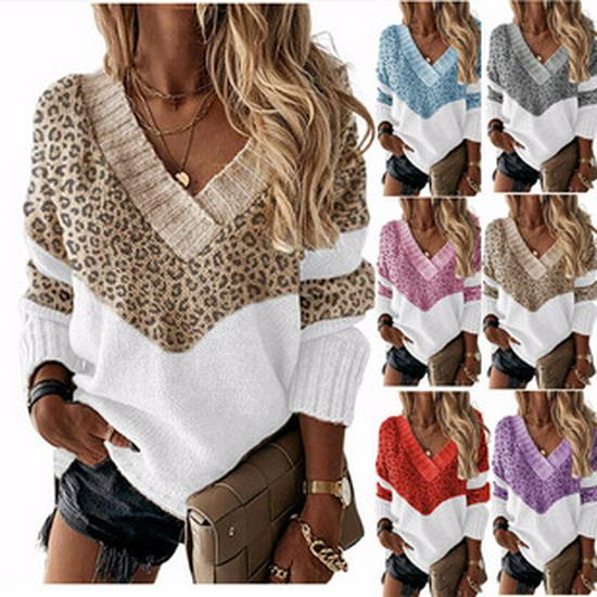 2025 Autumn/Winter Women's V-Neck Button Knit Sweater - European/American Style