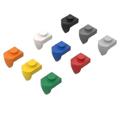 10PCS 15070 Animal Sharp Teeth 1x1 Short Film Block Moc Color Compatible with Curved Brick DIY Toys For Kid