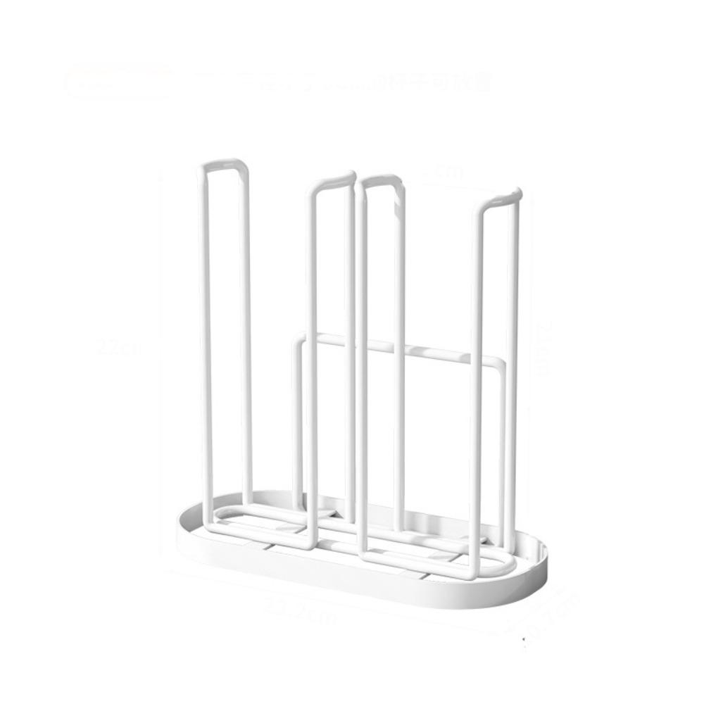 Wall Mounted Storage Rack Metal Cup Dispenser Creative Disposable Cup Holder