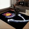 hammer Football Printed Office Carpet Chair Cushion  Entryway Rug, Rugs for Living Room, Bedroom Christmas gifts