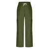 Women's Corduroy Pants Casual Women's Solid Color Corduroy Loose Straight Pants