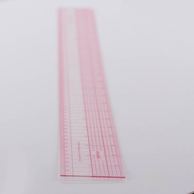 Příslušenství pro šicí šití 60 cm sdílené oboustranné metrické rovné pravítko