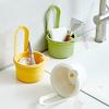 Space Efficient Sink Mounted Drying Rack ABS Plastic Easy Installation Hanging Organizers Vegetable Strainer Basket
