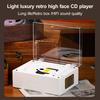 Light Luxury Retro CD Player Rechargeable Bluetooth-Compatible 5.0 Music Player Portable Desktop Speaker
