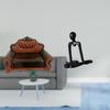 Miniature Sofa Couch Single Chair Model DIY Accessory Furniture Room Micro Landscape Gift