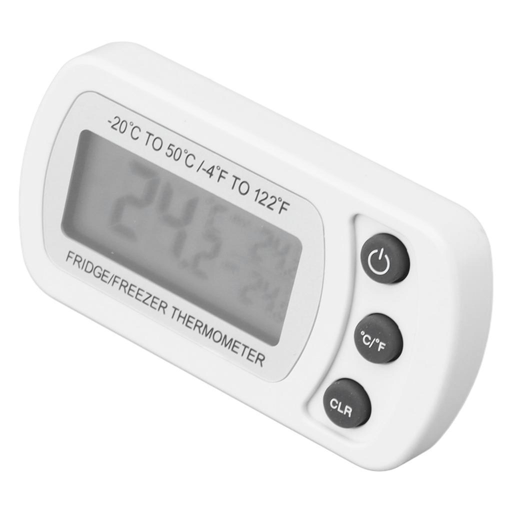 2Pcs Digital Refrigerator Thermometer, Fridge Thermometer with LCD Display -20 to 50 for Kitchen Car Camping
