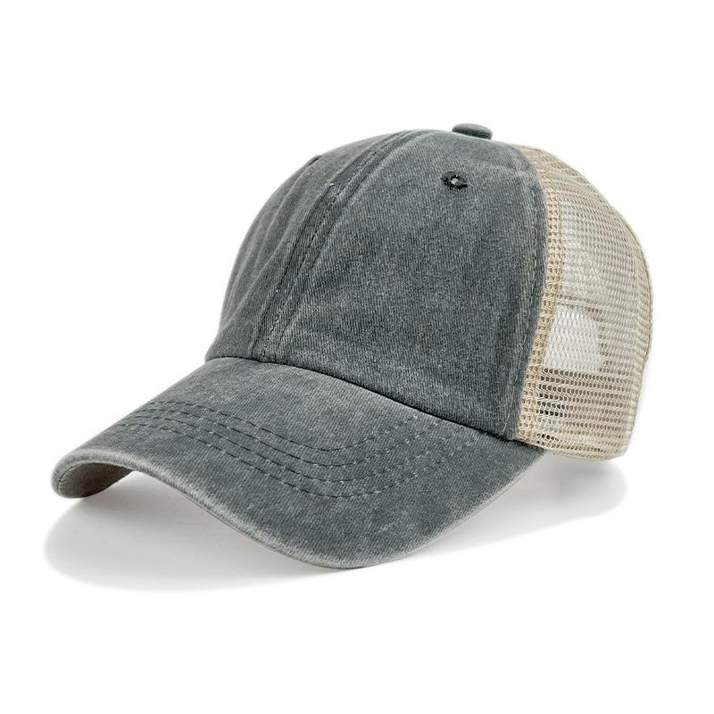 Sommer Waschnetz Hut Baseballkappe Outdoor Sonnenschutz Alte Baseballkappe Atmungsaktiver Sonnenschutz Angelhut