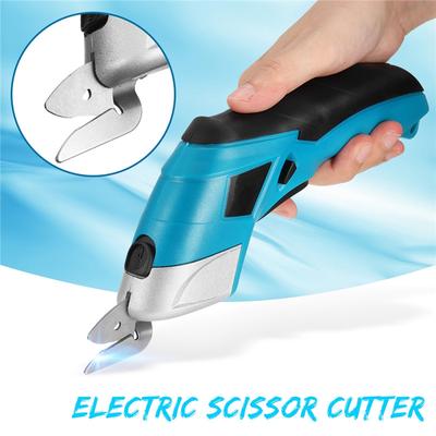 4V Portable Electric Scissor Auto Cutter Cordless Tailors Scissors Rechargeable 1PC For Cutting Garment Fabric