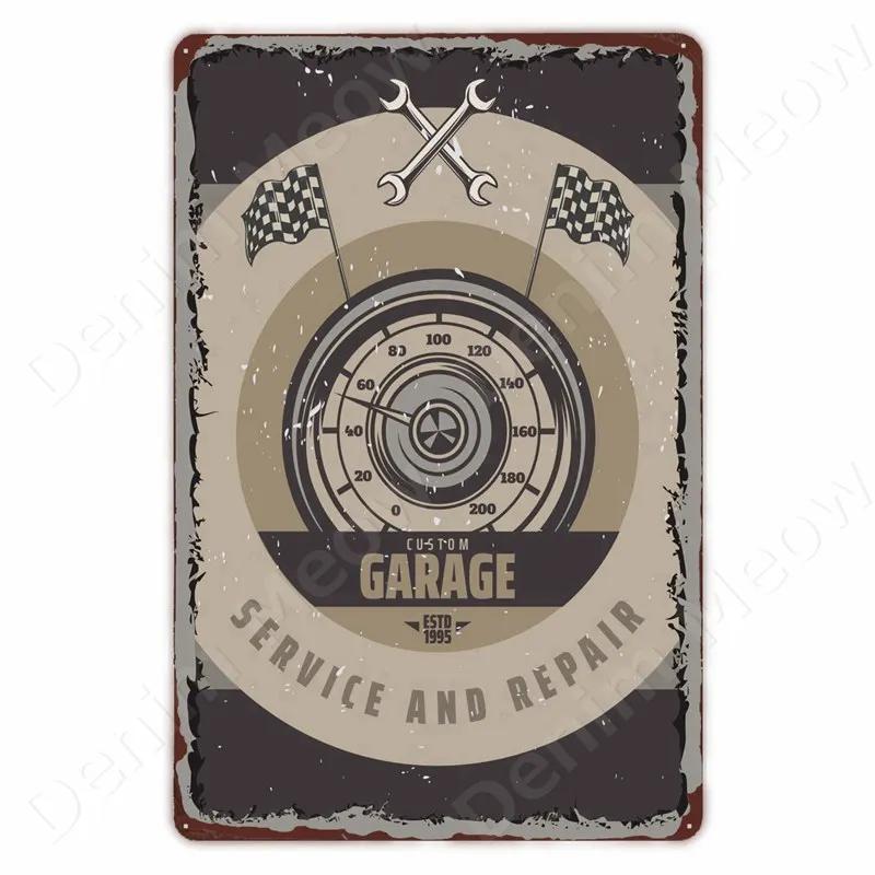 Vintage Metal Sign for Man Cave Garage, Classic Car, Gasoline Plaque Posters, Auto Repair Service, Tin Sign, Wall Decor