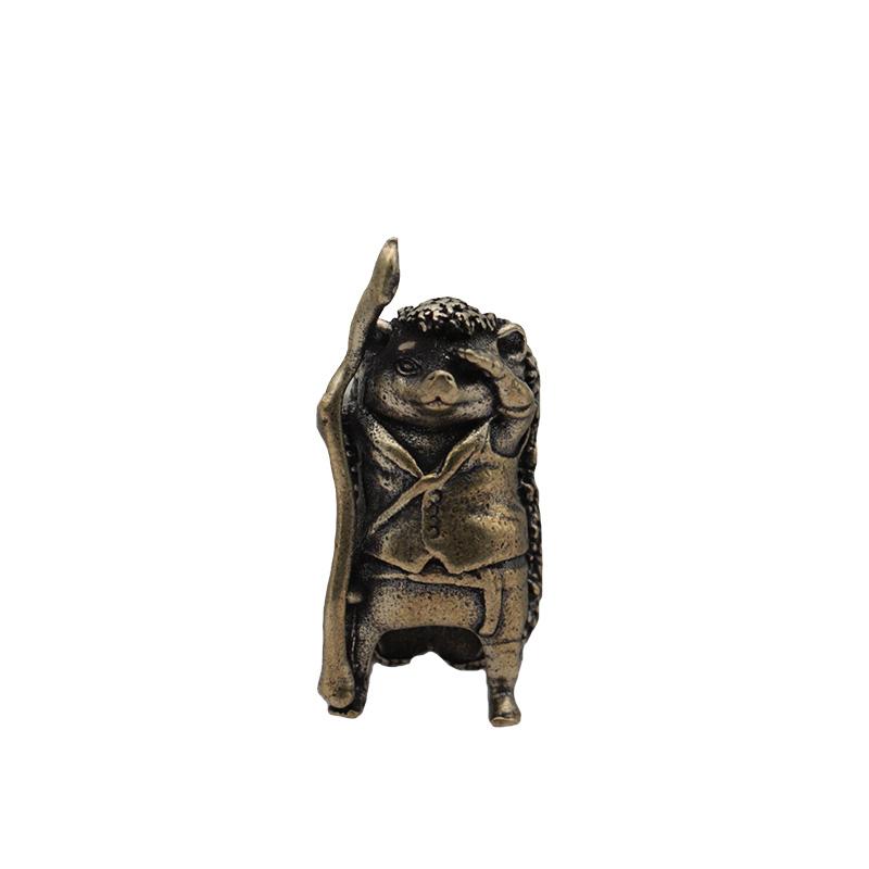 

Защита-ёжик Латунные бусины для ножа Животное EDC DIY Плетеные браслеты из паракорда Подвески-темляки Аксессуары Подвески для уличного инструмента