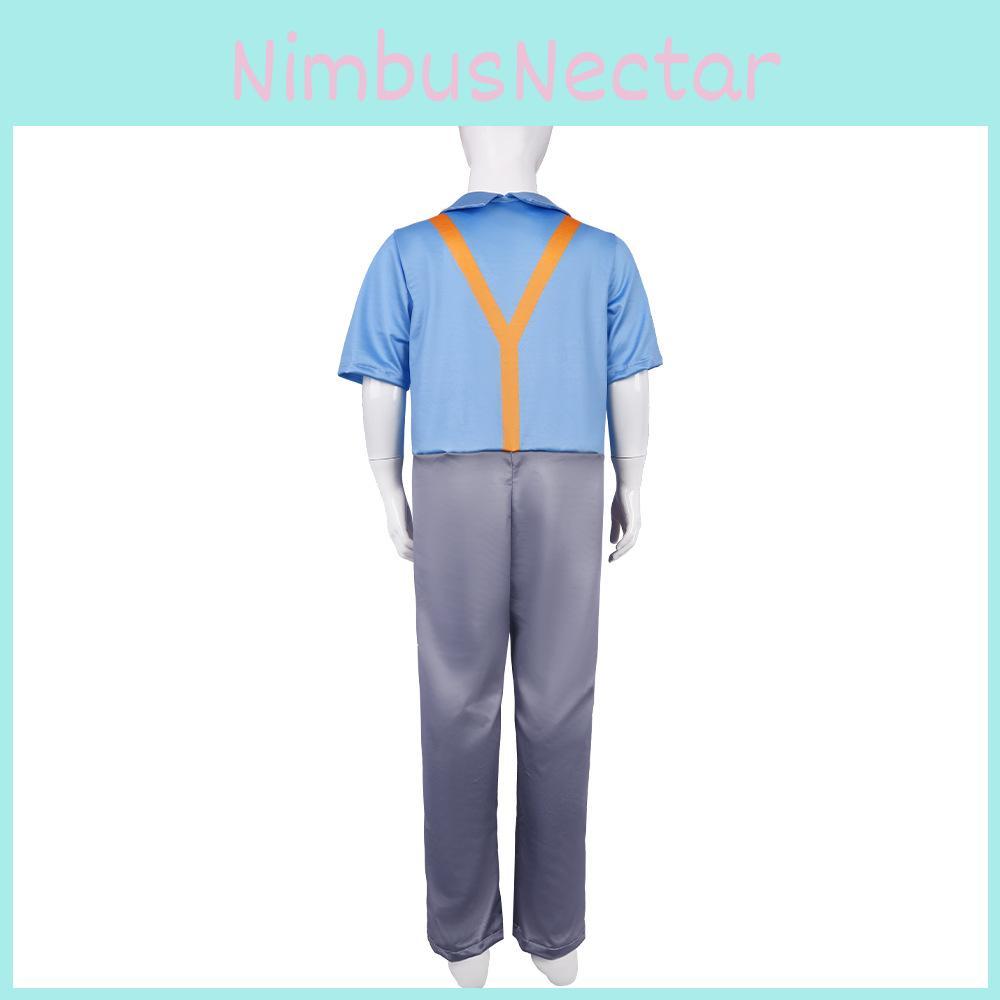 Blippi Costumes Cosplays Full Body Game Performance Jumpsuit Clothes Halloween
