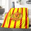 KV Mechelen Print Flannel Blanket High Quality Warm Comfortable Cover for All Seasons Perfect for Gifts Home Decor