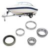 5PCS Marine Trailer Bearing Kit Steel Alloy Boat Trailer Axle Wheel Hub Bearings Set with Seals for Boat