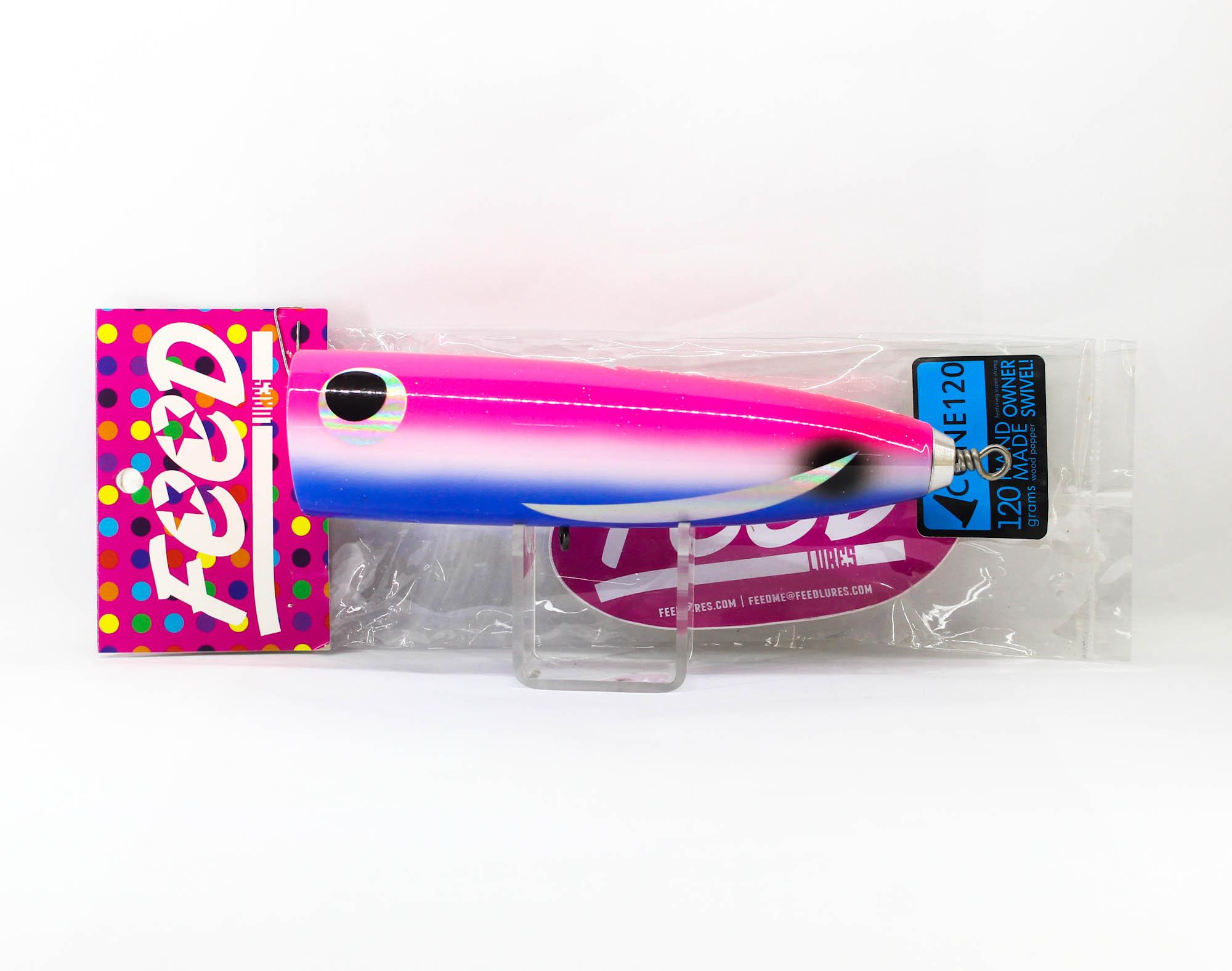 

Feed Lures Cone 120 Hand Made Wood Popper Floating Lure 120 грамів 53 (6053)