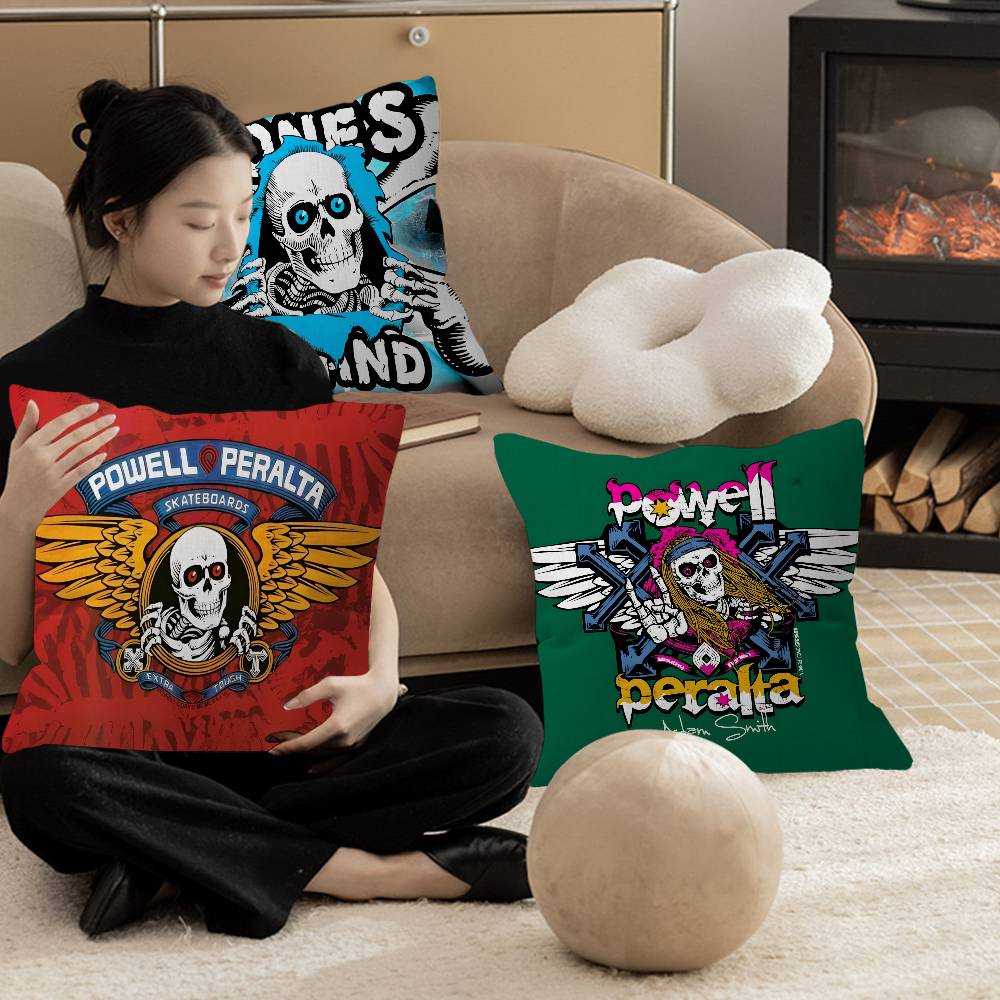 P-Powells P-Peraltas Skateboard Cartoon pillow cover sofa cushion cover home room decoration children gift