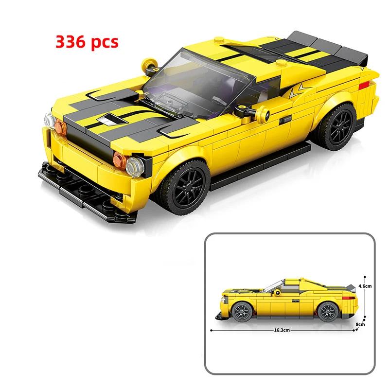 Technical Car City Speed  Sports Car Building Blocks Carro Rennau Voiture Vehicle MOC Educational Construction Toy