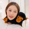 Nouvelle Décoration Accompagne 1 Pièce 50cm Peluches Orang-outan Noirs Douces Peluches Dessin Animé Singe Poupée Oreiller Câlin Pour Cadeaux d'Anniversaire