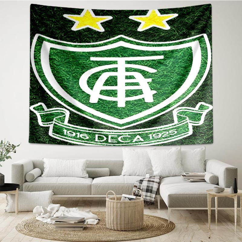 America Futebol Clube Tapestry Hanging for Bedroom,Livingroom, Playroom,Decor Art Room Wall Tapestry Holiday and Birthday Gifts