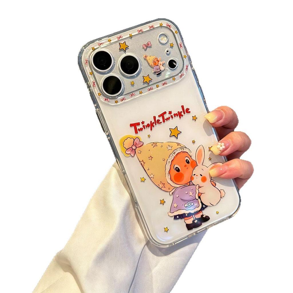 Cute Cartoon Star & Rabbit iPhone Case for Apple 17 Pro Max