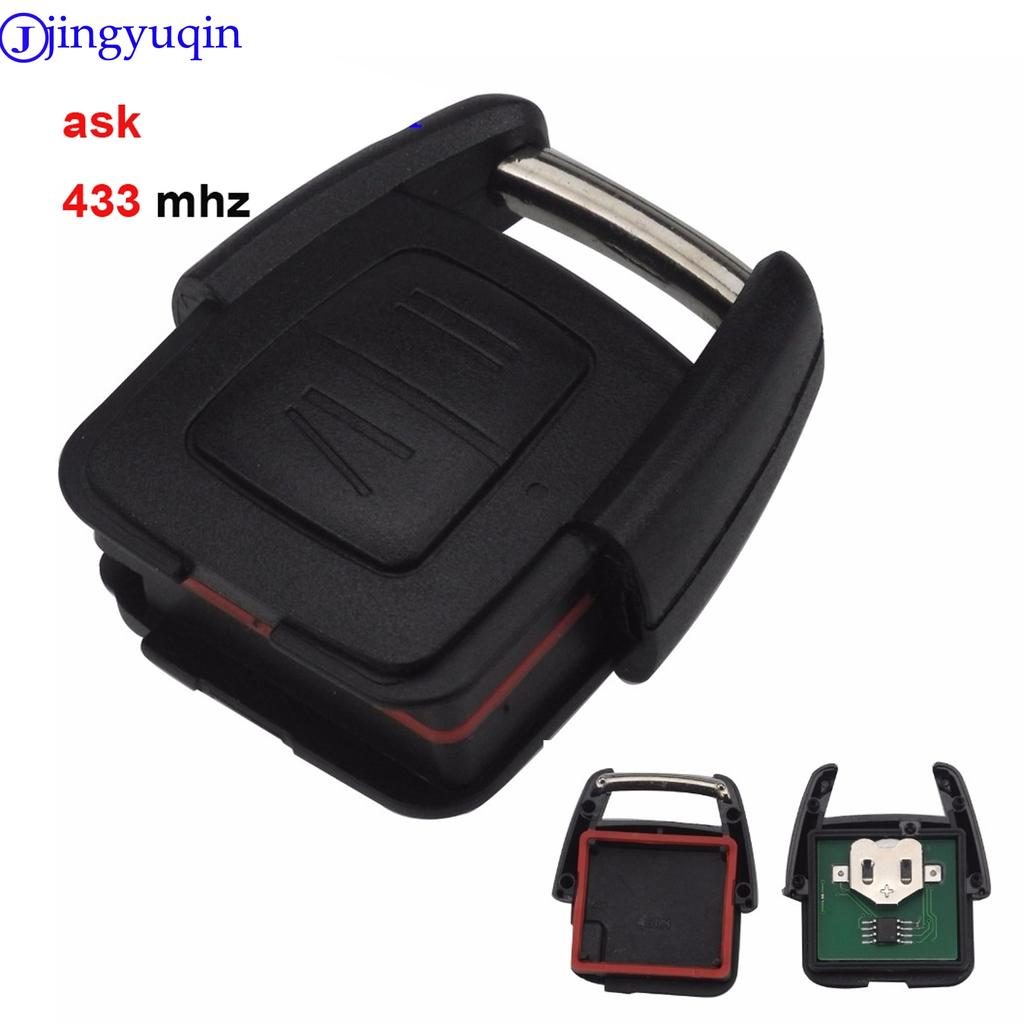 Jingyuqin DELPHI ASK 433mhz 2 Tlačítka Alarm Dálkové Ovládání Klíč Fob Kryt Pouzdro Pro Opel Vauxhall Astra Vectra Zafira