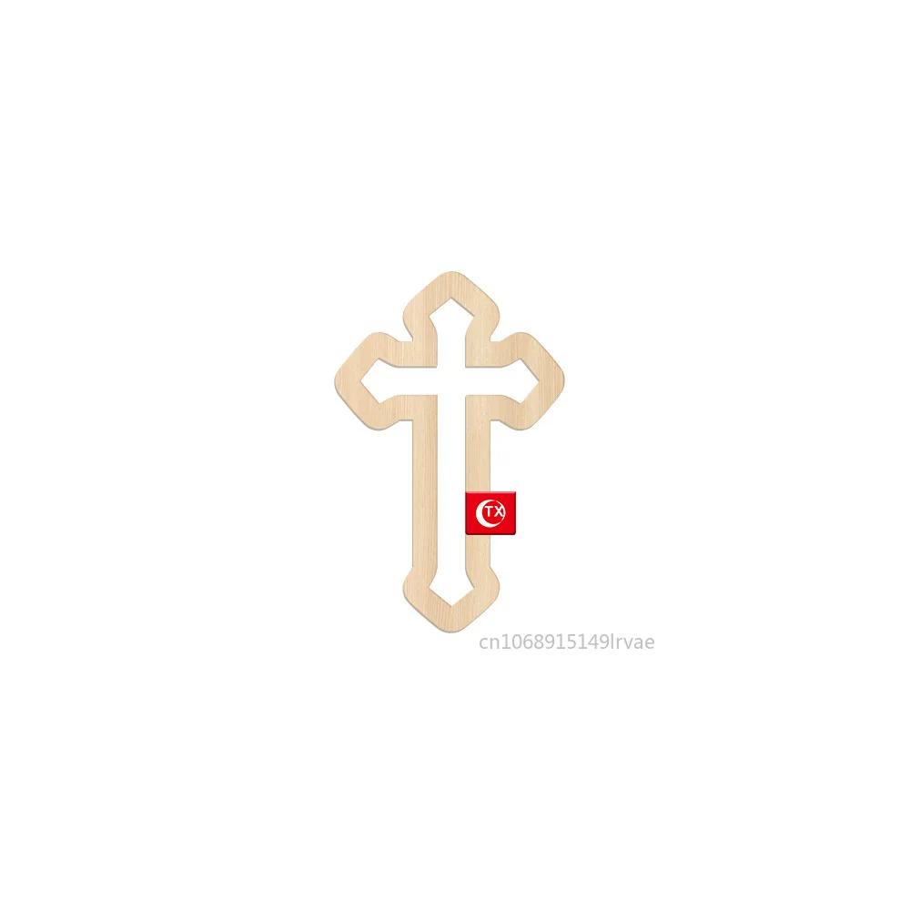 1/6PCS Gold Peace Dove Cross Cake Toppers Holy Communion Baptist Party Decor Cake Insert For Communion Party Decoration