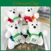 Highland Whimsical West Terrier Plush Keychain Colorful Soft Toy For Relaxation Playfulness And