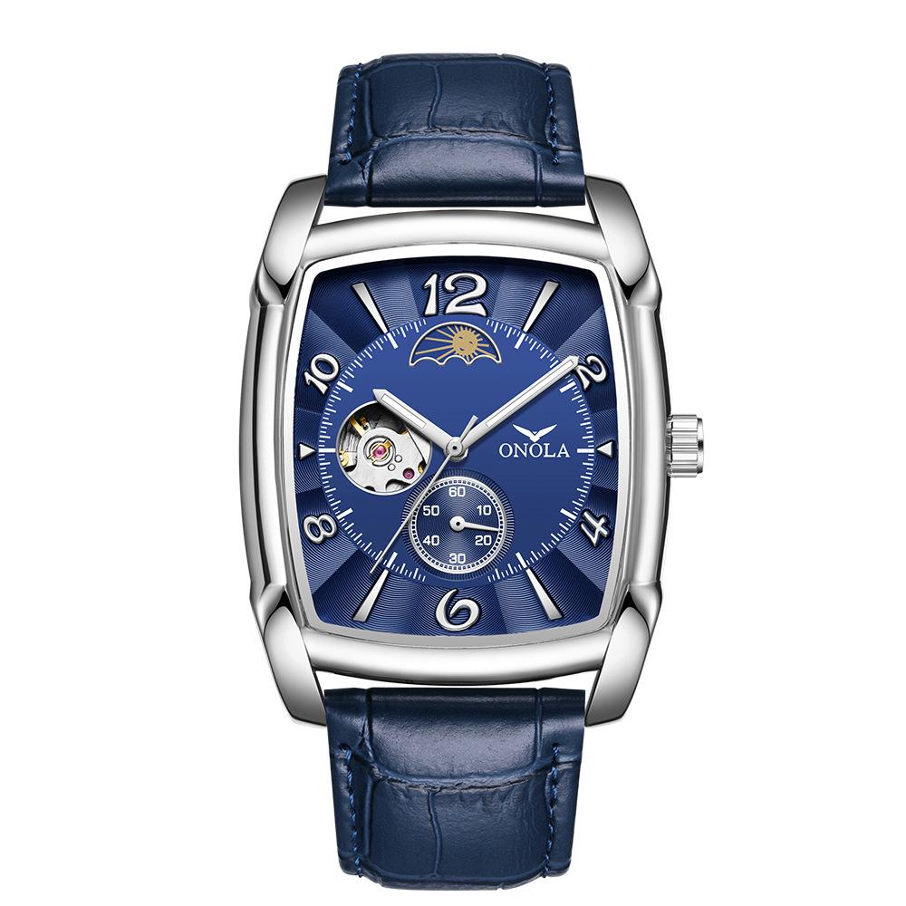 

Мужские полые часы Sun Moon Star Morning автоматические механические водонепроницаемые мужские