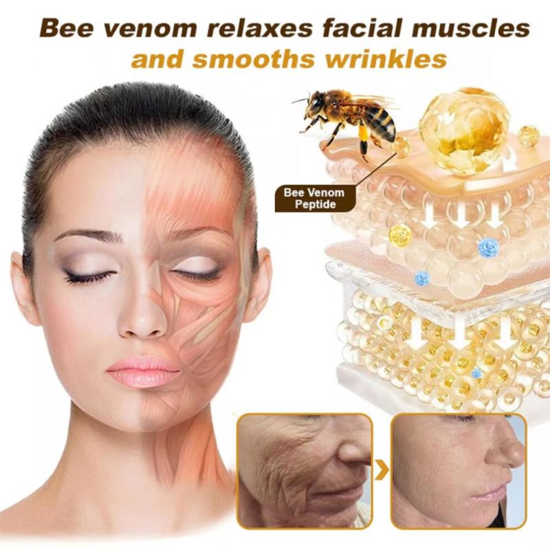 3PCS  Bee Venom Wrinkle Cream Bee Venom Skin Treatment Cream Anti-Wrinkle Firming Anti-Aging Moisturizing Lifting & Recovery for All