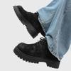 Herr Brittiska Retro Vida Rundtå Derby Skor Utomhus Business Plattform Herrskor Chunky Casual Läderskor Zapatos Hombre