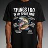 Fishing Activities Graphic Tee Mens Humorous Cotton Casual Crew Neck Tshirt