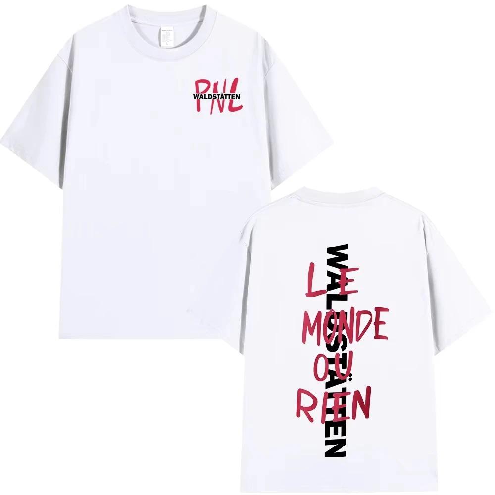 Rapper PNL Que La Famille Le Monde Chico Album TShirt Unisex Hip Hop Fashion Oversized Streetwear Fashion Streetwear TShirt