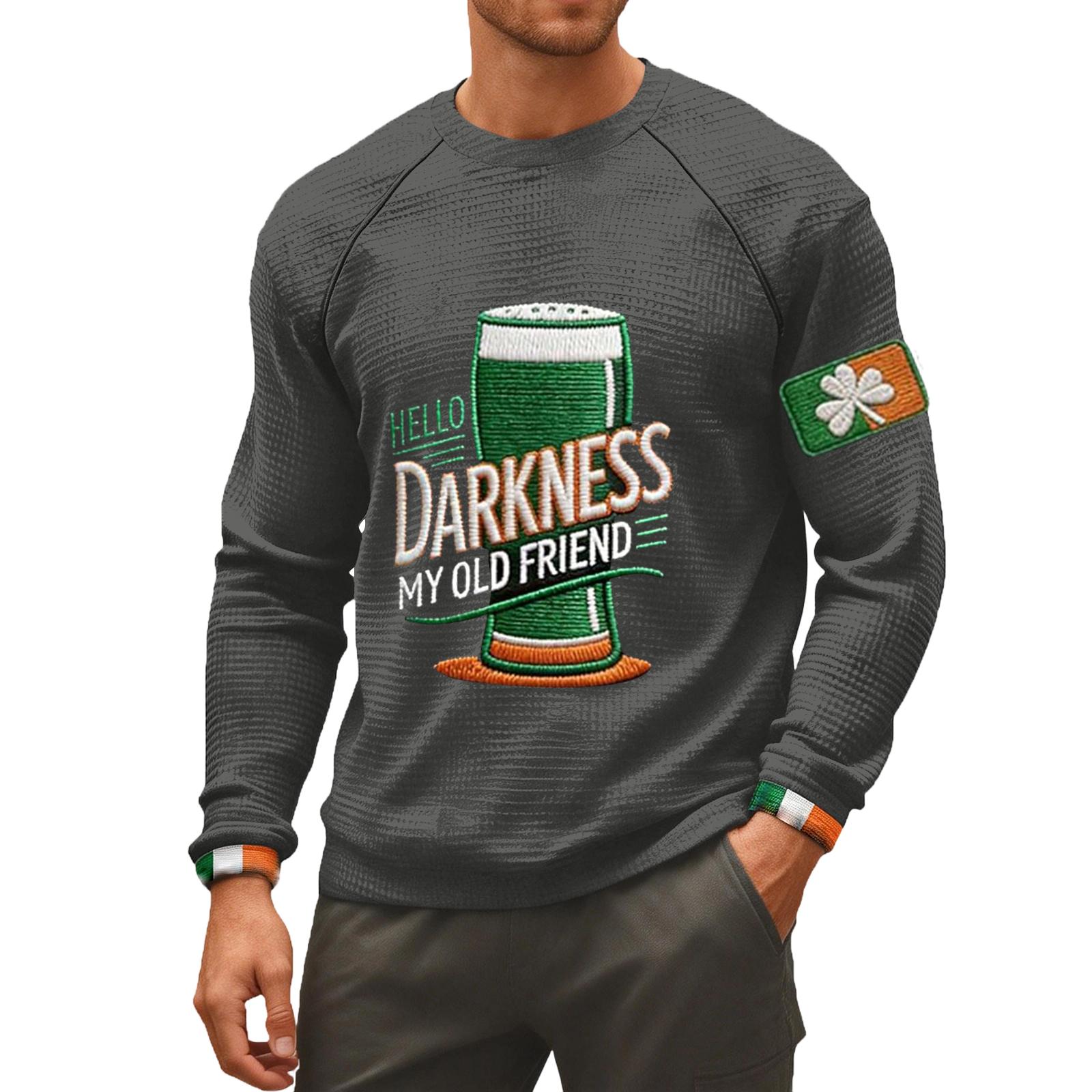 Men s Darkness My Old Friend T-Shirt Irish Beer Shirt Ireland Tee XXXL