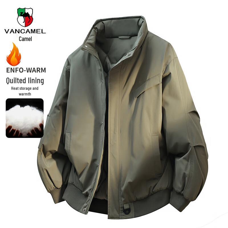 

VANCAMEL Men s Quilted Stand-Collar Padded Jacket 3XL