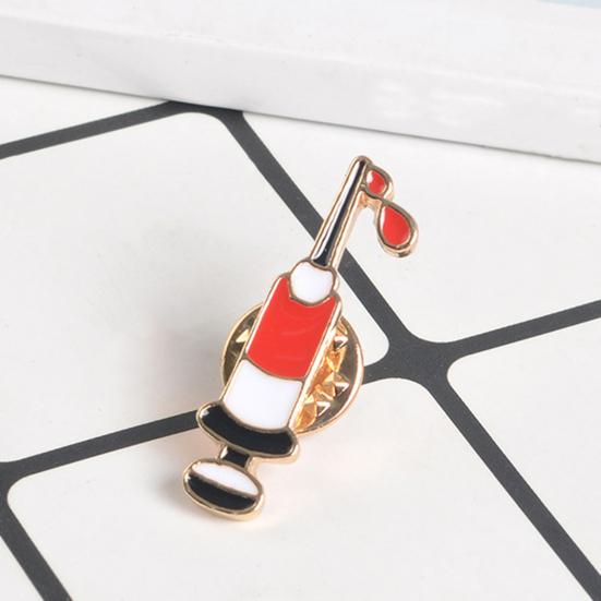 Excellent Creative Mini Brooch Syringe Injector Collar Badge Clothes Decor
