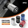4 Stück Metall-Reifenventilkappen Auto-Reifen-Staubkappen Zubehör für Opel Astra j Insignia Astra g Corsa Zafira b Mokka Vivaro Meriva