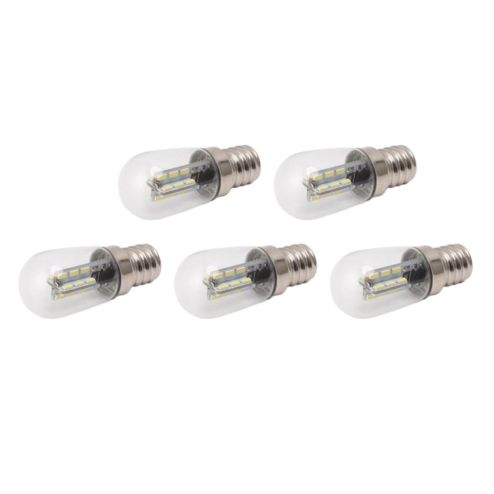 5 Pack 220V Refrigerator Light Bulbs E12 LED Mini Refrigerator Lights LED Bulbs  Freezer