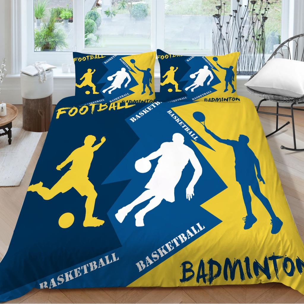 Football Series Bedding Two Or Three-Piece Sports Wind 3D Digital Printing Polyester