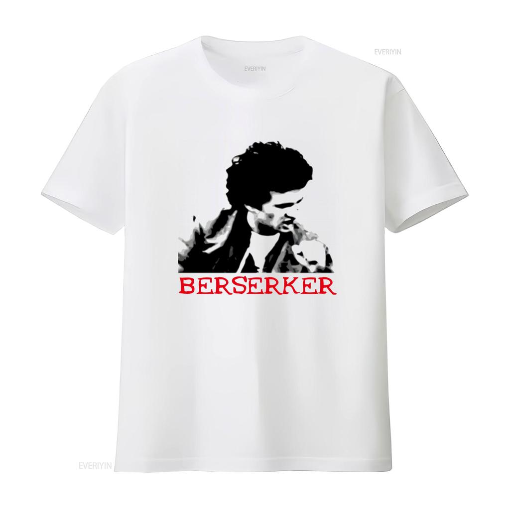Berserker Kevin Smith 80s Style T Shirt Unique Print for Retro Lovers Vintage Washed Soft Stretched Streetwear Breathable