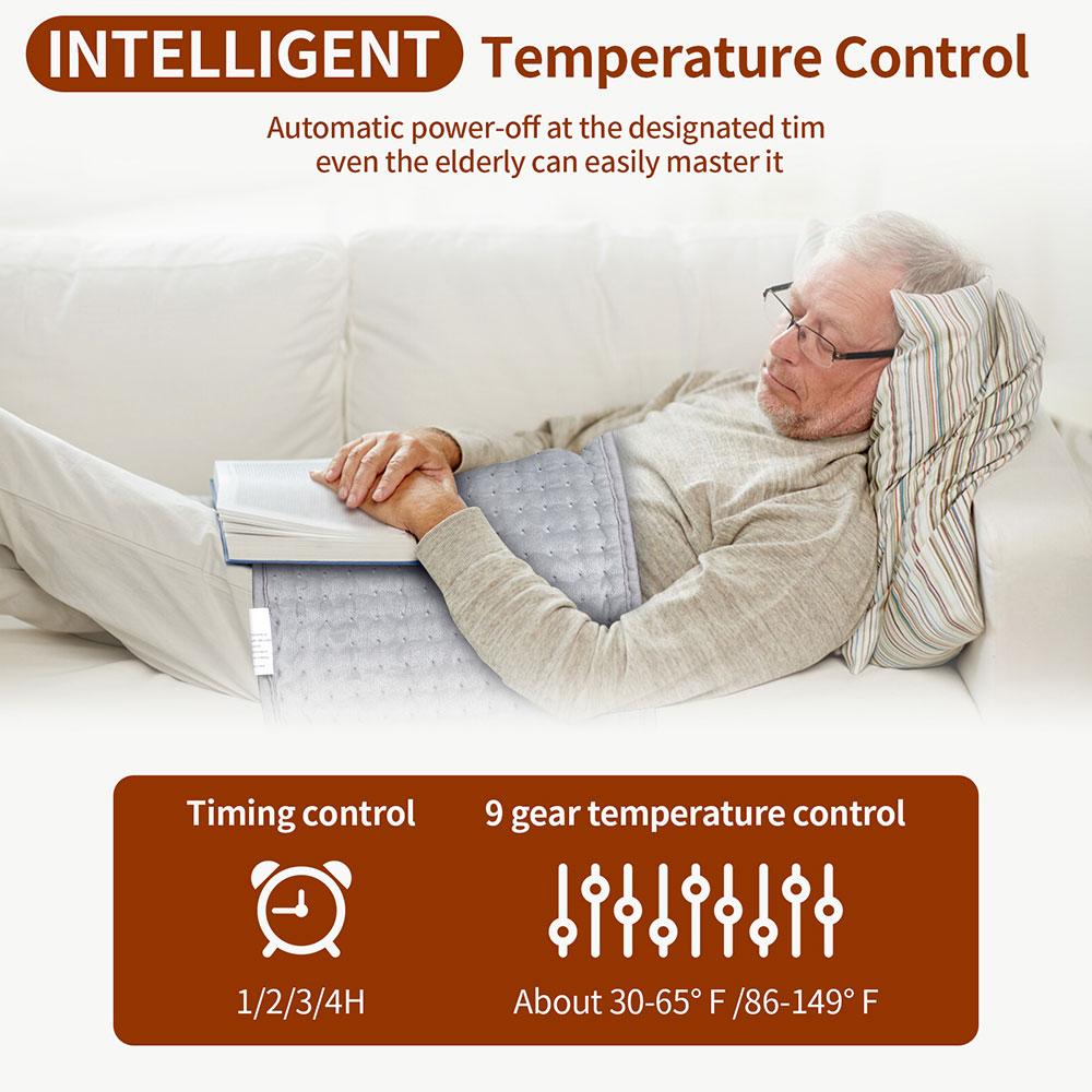 30*60cm Electric Heating Pad 9 Levels Heated Hot Compress Blanket Washable Winter Warmer Mat Heater For Back Neck Shoulder Legs