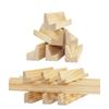 2Pcs Wooden Dominoes Rack Dominoes Tiles Holders for Mexican Train Dominoes Game