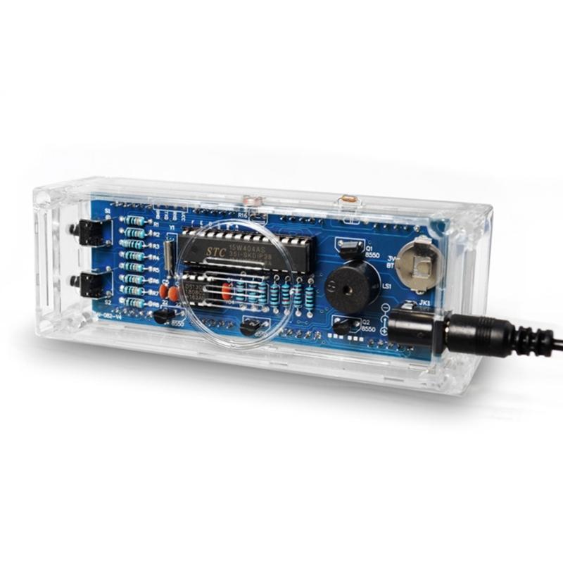 Electronic DIY Digital Clock Making Set Digital Tube LED Clock Single Chip Microcomputer Weldings Training Alarm Clock
