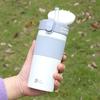 Straw Girls Thermos Cup Water Cup Student Portable Coffee Cup Portable Thermos Cup Large Capacity Cup