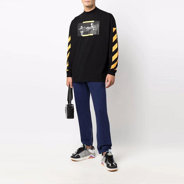 Off-White Caravaggio Print Long-sleeve T-shirt OMAB032F21JER0061084