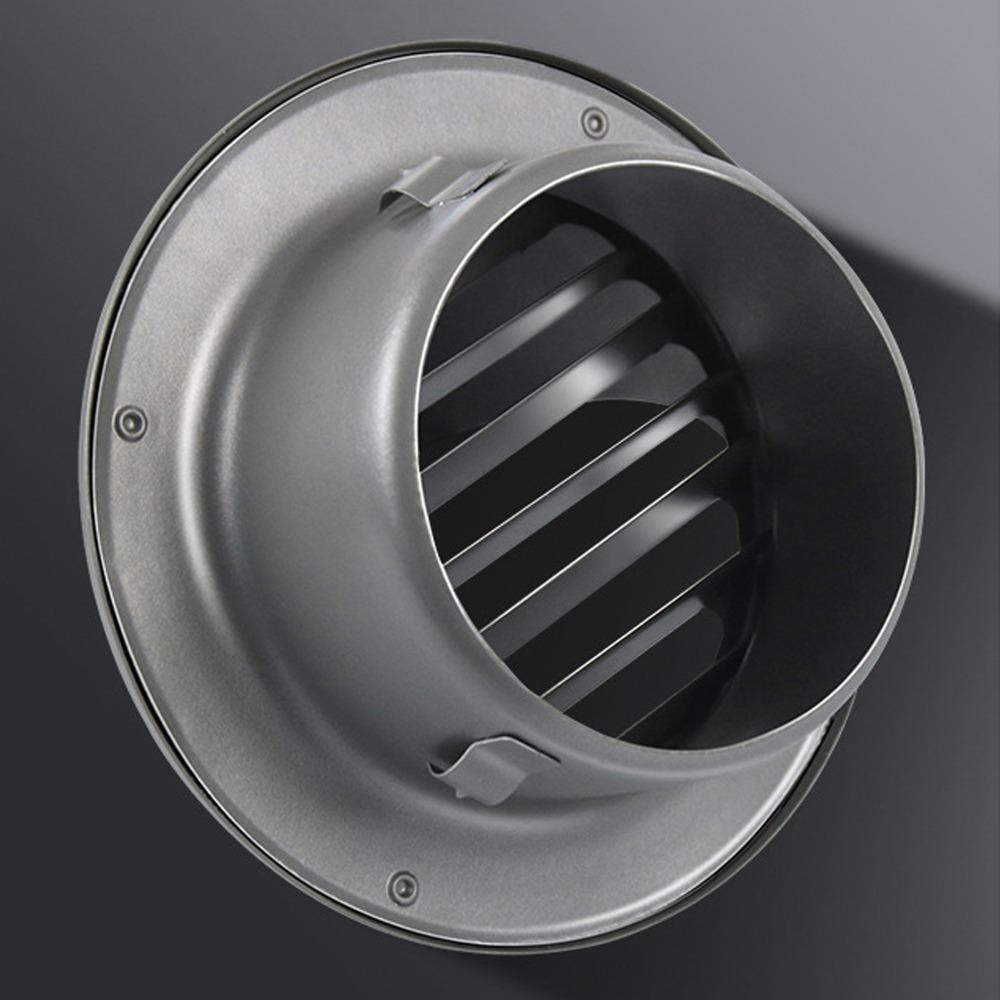 Round Louvered Vent Cover 4 Inch Diameter Exhaust Vent Hood Practical Vent  For House