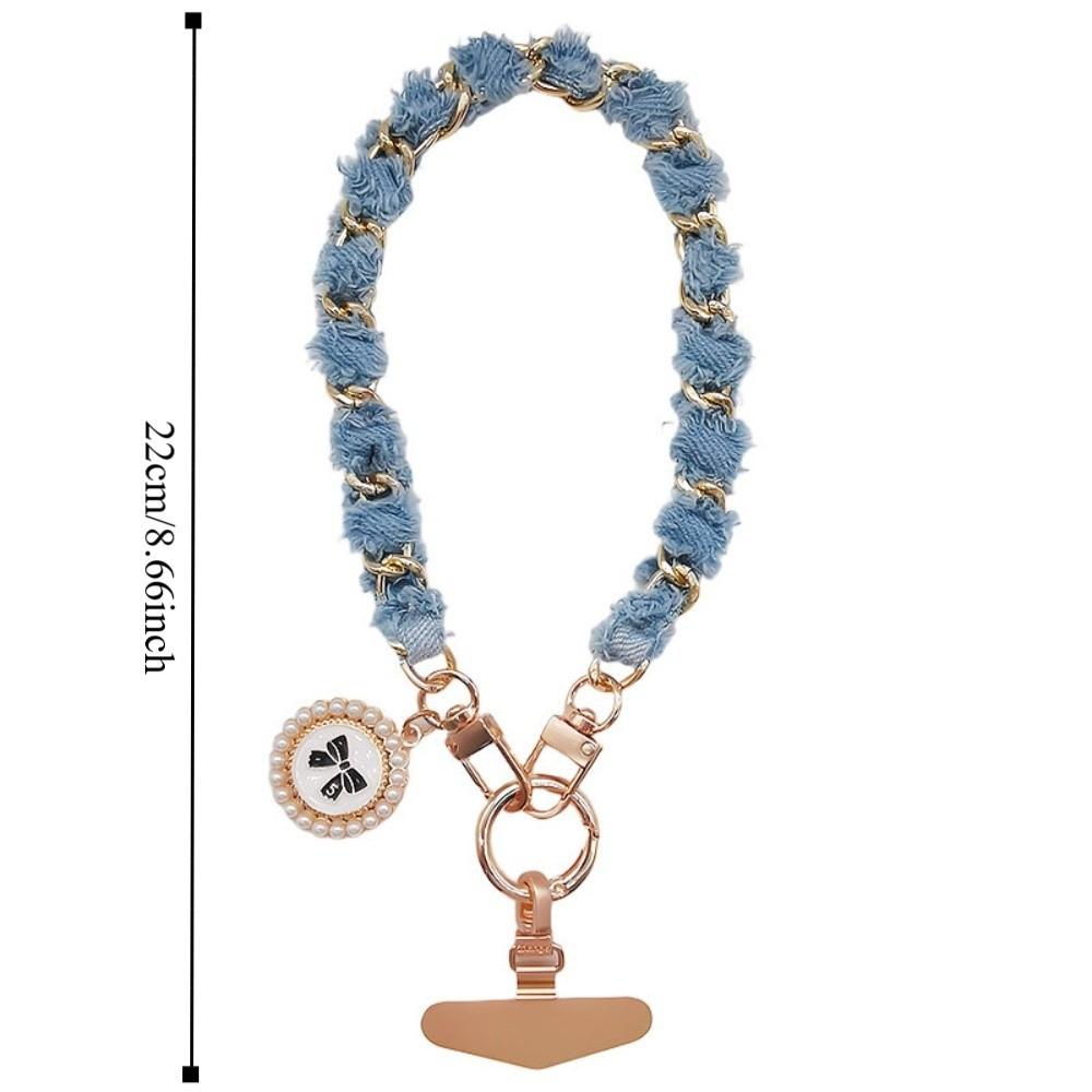 Pendant Cell Phone Chain Pearl Mobile Phone Lanyard Mobile Phone Strap Women/Lady/Girl