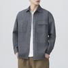 Spring New Japanese Retro Men's Loose Long-sleeved Casual Cotton American Work Shirt