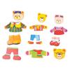 Puzzle d'encastrement - Bigjigs Toys - Famille ours à habiller - 72 pièces - 3 ans - Intérieur