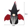Good Luck Gnome Decoration Halloween Gnome Plush Doll Spooky Halloween Gnome Doll with Bat Pumpkin Black Cat Ornaments for A